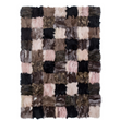 Natural Square Sheepskin Rug