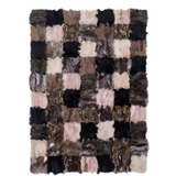 Natural Square Sheepskin Rug