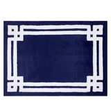 Navy Blue Soft Plush Rug