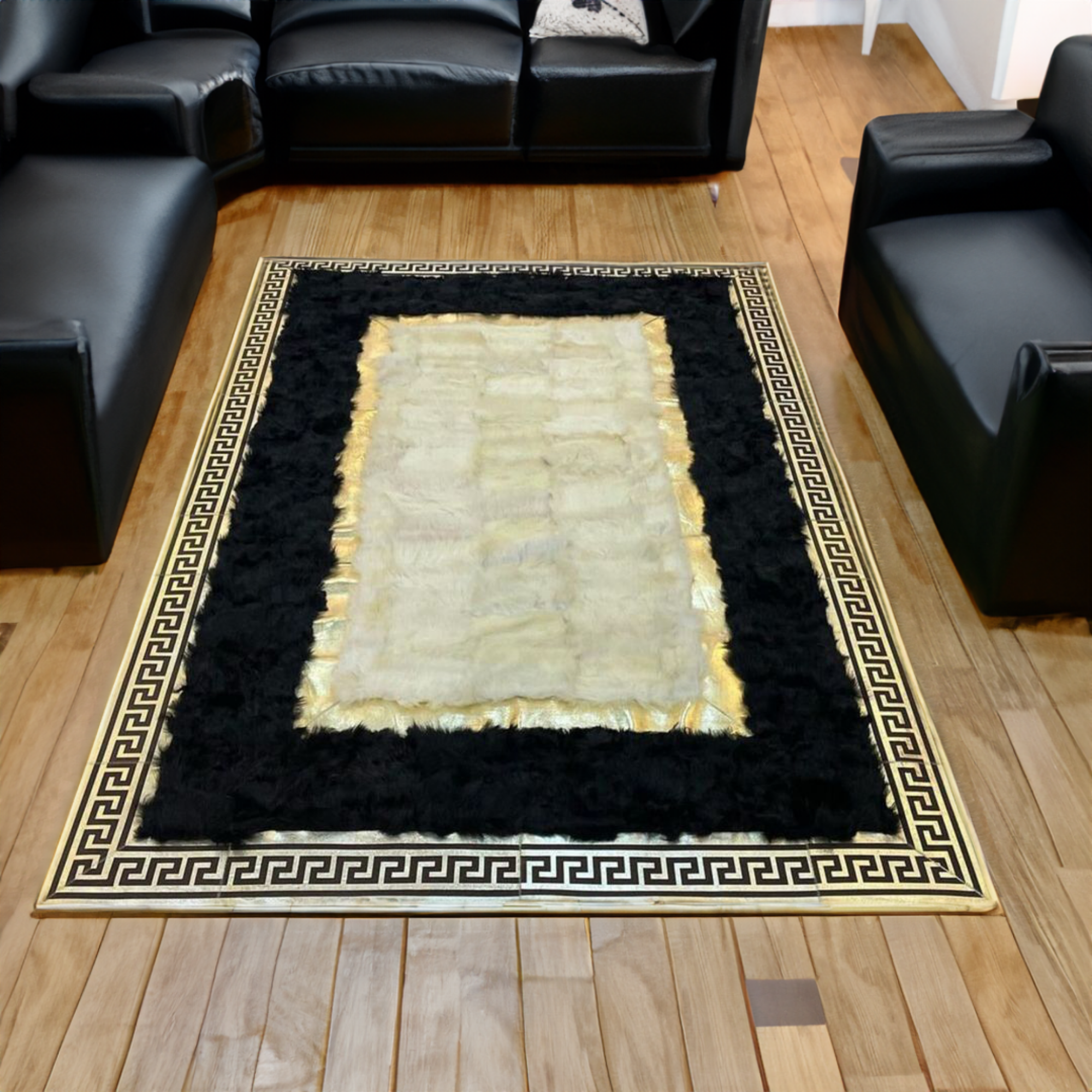 Sheepskin Fur Living Room Rug