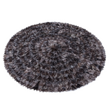 Fox Fur Circle Rug