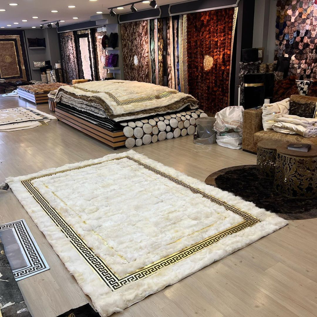 White Sheepskin Luxury Rug